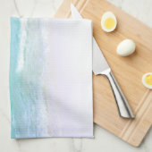 Linge De Cuisine Plage tropicale avec mer turquoise (Quart Plié)