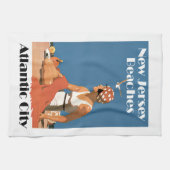 Linge De Cuisine Plages du New Jersey ~ Atlantic City (Horizontal)