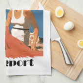 Linge De Cuisine Plages du New Jersey ~ Longport (Quart Plié)