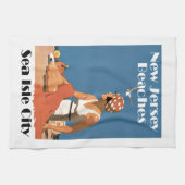 Linge De Cuisine Plages du New Jersey ~ Sea Isle City (Horizontal)