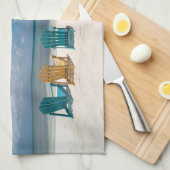 Linge De Cuisine Plages tropicales | Palm Beach, Aruba (Quart Plié)