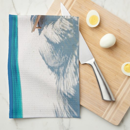 Linge De Cuisine Plages tropicales | Plage de chaises longues Bora  (Quart Plié)