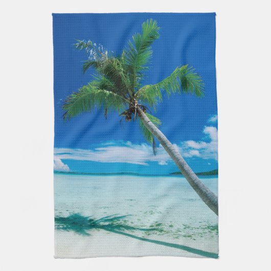 Linge De Cuisine Plages tropicales | Plage du motu Tofari, Bora Bor (Vertical)