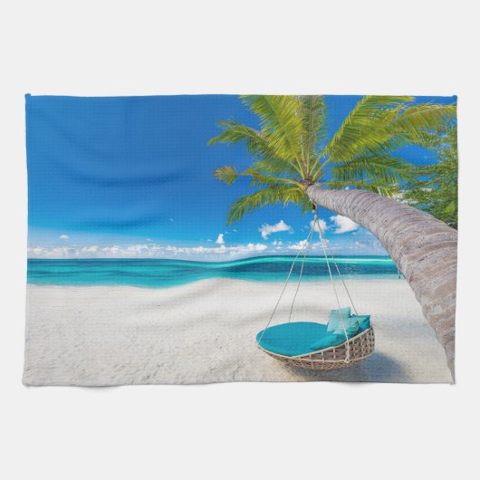 Linge De Cuisine Plages tropicales | Tourisme tropical (Horizontal)