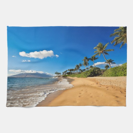 Linge De Cuisine Plages tropicales | Wailea, Maui, Hawaii (Horizontal)