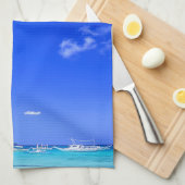 Linge De Cuisine Plages tropicales | White Beach, Phillipines (Quart Plié)