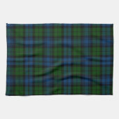 Linge De Cuisine Plaid Clan Campbell Militaire Blue Green Tartan (Horizontal)