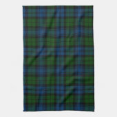 Linge De Cuisine Plaid Clan Campbell Militaire Blue Green Tartan (Vertical)