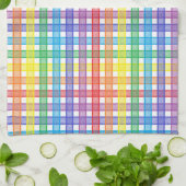 Linge De Cuisine Plaid d'arc-en-ciel (Plié)