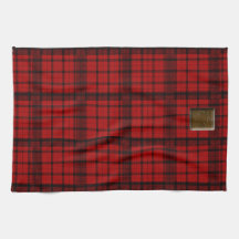 Plaid de Buffalo avec la feuille d'érable
