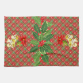 Linge De Cuisine Plaid de Noël avec des anges (Horizontal)