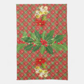 Linge De Cuisine Plaid de Noël avec des anges (Vertical)