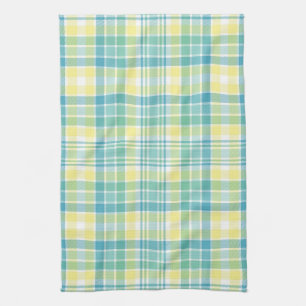 Linge De Cuisine Plaid en pastel