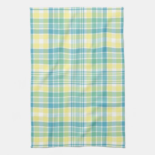 Linge De Cuisine Plaid en pastel (Vertical)