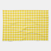 Linge De Cuisine Plaid jaune (Horizontal)