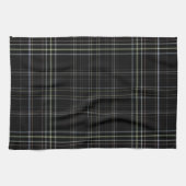 Linge De Cuisine Plaid noir (Horizontal)