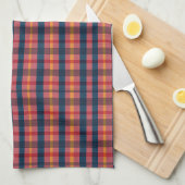 Linge De Cuisine Plaid Pattern Kitchen Towel (Quart Plié)