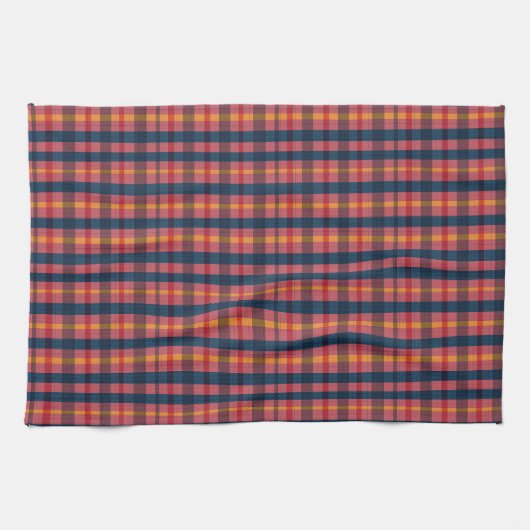 Linge De Cuisine Plaid Pattern Kitchen Towel (Horizontal)