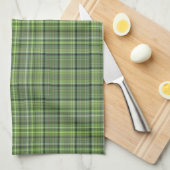 Linge De Cuisine Plaid vert (Quart Plié)