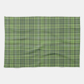 Linge De Cuisine Plaid vert (Horizontal)