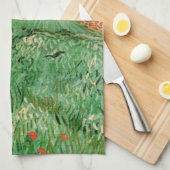 Linge De Cuisine Plaine près d'Auvers par Vincent van Gogh (Quart Plié)