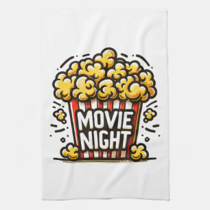 Linge De Cuisine Plaisir de soirée cinéma Popcorn ludique
