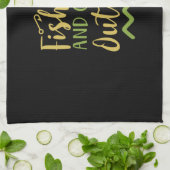 Linge De Cuisine Plan De Pêche Et De Golf (Plié)