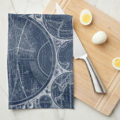 Linge De Cuisine Plan directeur mondial (Quart Plié)