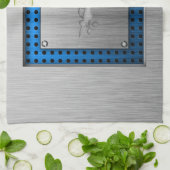 Linge De Cuisine Plan en métal brossé (Plié)