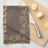 Linge De Cuisine Planche à découper en microfibre florale (Quart Plié)