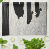 Linge De Cuisine planche à roulettes serrée (Plié)