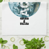 Linge De Cuisine planète Terre piratée (Plié)