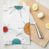 Linge De Cuisine Planètes de l'ère atomique (Quart Plié)