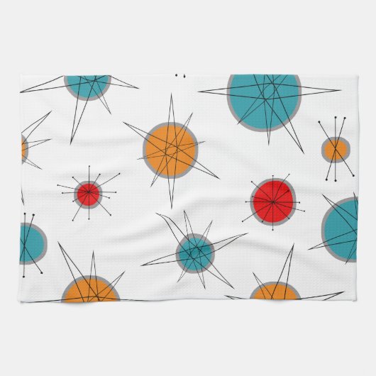 Linge De Cuisine Planètes de l'ère atomique (Horizontal)