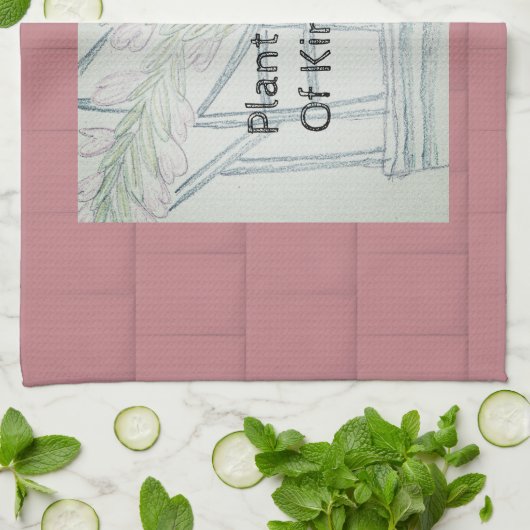 Linge De Cuisine Plante    (Plié)