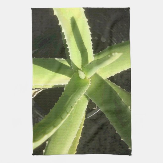 Linge De Cuisine Plante d'aloès (Vertical)