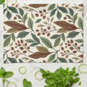 Linge De Cuisine Plante de café botanique (Plié)