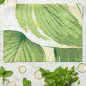 Linge De Cuisine Plante de ficus 2 (Plié)