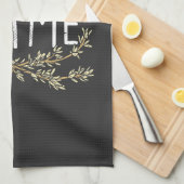 Linge De Cuisine Plante d'herbe de thym (Quart Plié)