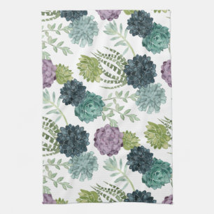 Linge De Cuisine Plante Happiness Collection Motif Succulent