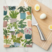 Linge De Cuisine Plantes de maison (Quart Plié)