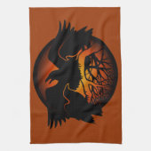 Linge De Cuisine Plaque de corbeau Premières Nations Corbeau Plaque (Vertical)