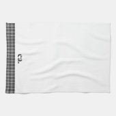 Linge De Cuisine Plaqué noir (Horizontal)