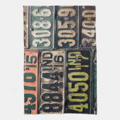 Linge De Cuisine Plaques de licence vintages (Vertical)
