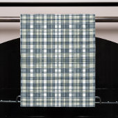 Linge De Cuisine Plat blanc blanc vert bleu Denim Sage