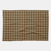 Linge De Cuisine Plat Brown Et Beige (Horizontal)