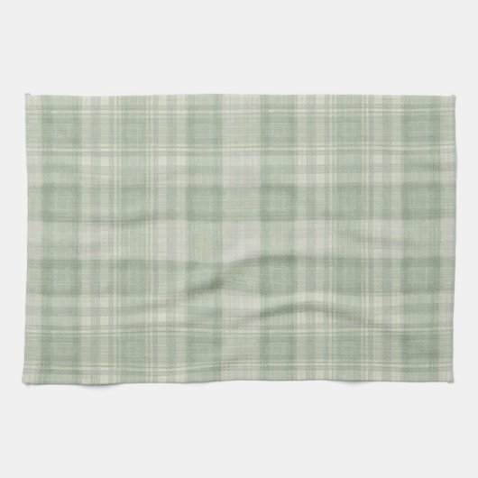 Linge De Cuisine Plat vert sauge clair (Horizontal)