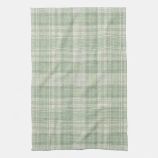 Linge De Cuisine Plat vert sauge clair (Vertical)