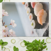 Linge De Cuisine Plate de Sushi Fleur de Cerisier (Plié)