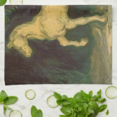 Linge De Cuisine Plâtre Statuette d'un cheval par Vincent van Gogh (Plié)